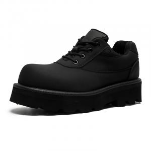 Мужские повседневные кроссовки V05 низкие черные