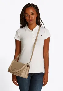 Сумка через плечо с монограммой и текстурой «галька». Tommy Hilfiger, Safari Canvas