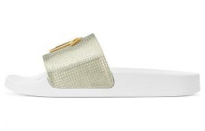 /GZ Brett Slide Сандалии женские золотые Giuseppe Zanotti, Gold