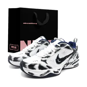 Nike Кроссовки Air Monarch 4 Low Top Chunky мужские, черно-белые