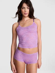 Довольно идеальная майка Pink, lace grape taffy