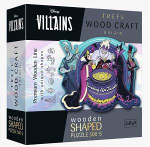 Дубины, деревянный пазл, Поделки из дерева, Злодеи: Рецепт беды 500+5 шт. Trefl