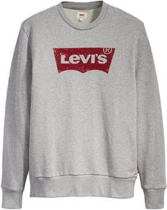 Мужская толстовка Levi's с длинными рукавами и логотипом летучая мышь, серый