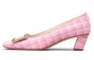 Roger Vivier Belle Vivier туфли на высоком каблуке женские розовые