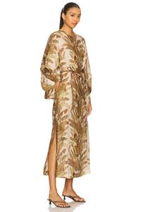 Платье миди Ascension Zimmermann, green palm