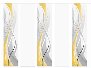 Набор панельных штор 5 шт. полупрозрачные 5х60/245 см, мультиколор