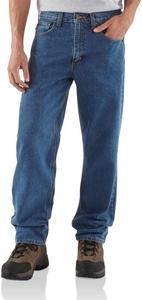 Carhartt мужские джинсы Relaxed Fit Straight Leg, Dark Stone