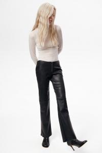 Брюки с покрытием H&M, черный