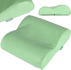 Подушка для шеи Habys, позиционирующая подушка, подушка для головы, оздоровительная подушка | Пена с эффектом памяти | Ортопедическая | 32 x 30 x 7,5 см | Винил Флекс | Зеленый HABYS
