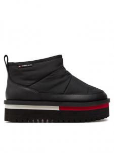 Зимние ботинки Tommy Jeans Botas de nieve Tjw Nylon Flatform Boot Wl EN0EN02689, черный