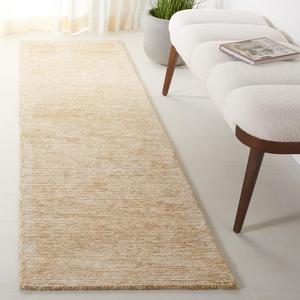 Ковер SAFAVIEH, 69 x 244 см, Rug Ebony Collection Runner, Gold & Ivory, Handmade Wool, Ideal for The Living Room, Dining, Bedroom (EBN950D)