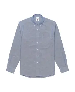 Рубашка с пуговицами в стиле «китовый хребет» Sebago, синий