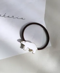 Белая резинка для волос с изображением животного Colleca La