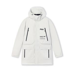 FILA Оригинальная пуховая куртка мужская бледно-белая серая, Soft White Gray