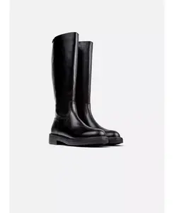 Кожаные высокие сапоги Dean Camper, черный