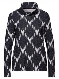 Рубашка с длинным рукавом Street One, черный