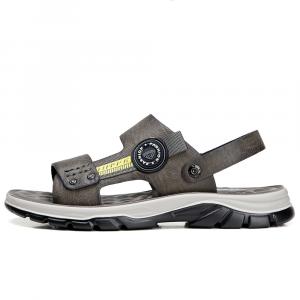 Пляжные сандалии мужские серые AIBAOLUO, Gray