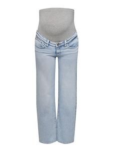 Only Maternity Широкие джинсы 'OLMJuicy' в синем цвете
