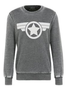 Толстовка Re:Covered Sweatshirt Marvel Captain America, серый
