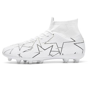 BIANSULONG Унисекс футбольные бутсы высокие хаки-черные с длинными шипами, цвет Black-Long Stud