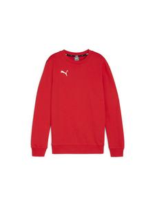 Толстовка teamGOAL Casuals Crew Neck Sweat Jr красного цвета Puma