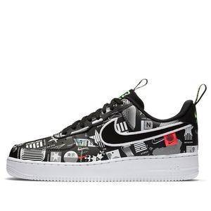Кроссовки air force 1 '07 lx 'worldwide pack - black' Nike, черный