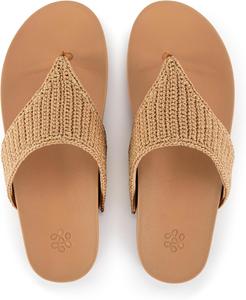 Сандалии Sak Everly Slide - женские модные босоножки на плоской подошве с мягкой амортизирующей стелькой - пляжные слипоны для повседневной носки The Sak, Bamboo