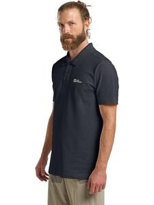 Jack Wolfskin Функциональная рубашка-поло "Essential" антрацитового цвета