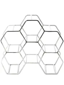 Подставка для вина pico среднего размера, 30х26 см, Xlboom, серебристый