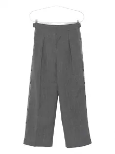 Брюки на пуговицах JIL SANDER, серый