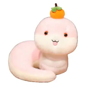 Плюшевая игрушка Ruyi Snake Year Dolls высотой 25 см ZOCO, розовый