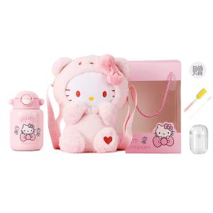 Термостакан Sanrio, hello kitty (cup cleaning brush+straw brush+flower tea ball)