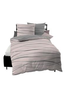 Двустороннее постельное белье из сатина Мако розового цвета kaeppel, 155 x 220 + 80 x 80 см