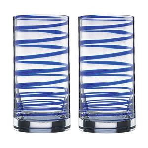 Кейт Спейд Нью-Йорк Шарлотта Стрит Стакан для коктейля, набор из 2 шт kate spade new york, синий