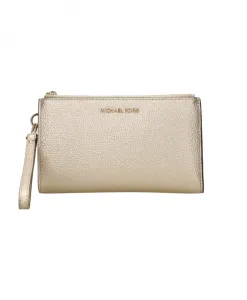 Кошелек из зернистой кожи с отделением для смартфона. Michael Kors, желтый