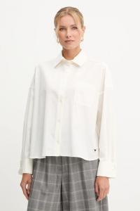 Хлопковая рубашка ARTURO Weekend Max Mara, бежевый