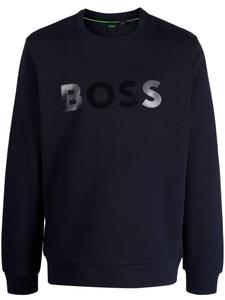 Мужской пуловер Hugo Boss Salbo Mirror Ncsa Slim Fit из хлопка, цвет Navy Blue