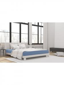 Простыня Hahn Haustextilien, синий