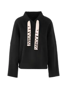 Свитшот с прямым подолом Marccain, черный