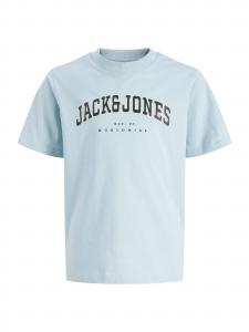 Jack & Jones Junior Футболка 'JJECALEB' в пастельно-голубом цвете