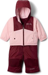 Columbia Unisex Baby Double Flake II Set, Satin Pink/Rich Wine