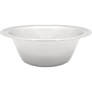 Миска Миска из нержавеющей стали 1 шт., из нержавеющей стали, не ржавеет, не влияет на вкус, прочная, гигиеничная Krüger, Edelstahlfarben