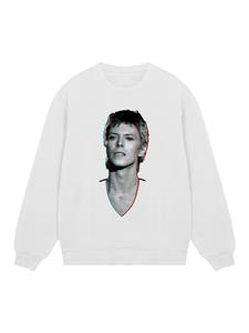 Толстовка F4NT4STIC TV Times Pop Star David Bowie Portrait 1977, белый