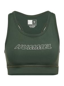 Спортивный бюстгальтер-бралетт Hummel TE FUNDAMENTAL, темно-зеленый