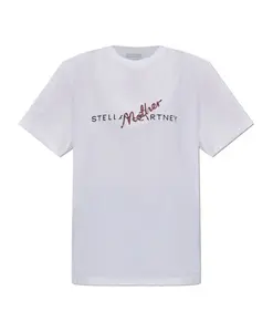 Футболка с логотипом Stella Mccartney, белый