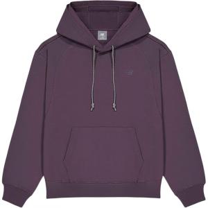New Balance Свитшот мужской с капюшоном, фиолетовый, умеренный крой, Regular
