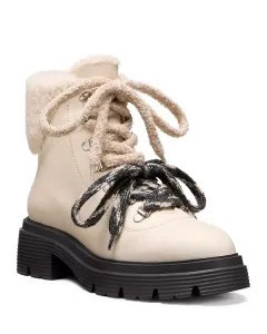 Женские сапоги Hudson Lite на меховой подкладке Stuart Weitzman, бежевый