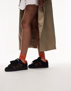 Кроссовки Adidas Originals Campus 00s черного цвета с леопардовым принтом