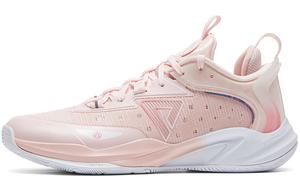 Баскетбольные кроссовки мужские низкие лимонно-розовые PEAK