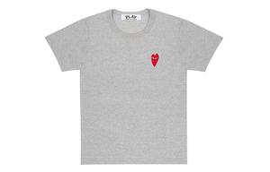 Футболка женская серая CDG Play, серый